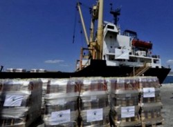 قافلة "أسيا 1" تدخل قطاع غزة عن طريق معبر رفح الحدودي