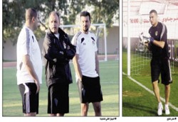 منتخبنا ينهي معسكره في الامارات ويتوجه الى قطر..غدا