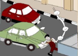 خطر الدهس يهدد طلاب مدرسة الثورة بالزرقاء والاهالي يطالبون بجسر للمشاة !!