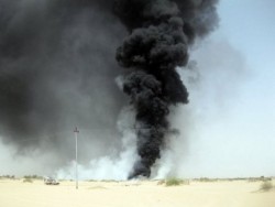 وقف ضخ الغاز المصري لاسرائيل بعد تفجير انبوب في العريش