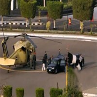 فيديو يظهر مبارك وهو يغادر قصر الرئاسة