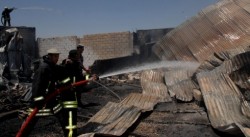 حريق بمصنع "فيبرجلاص" في منطقة الرصيفة