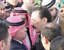 الملك شارك في تشييع جثمان الطيار مالك مشعل الزبن