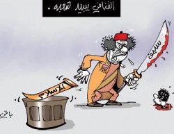 القذافي قتل 10 الاف ليبي منذ اندلاع الثورة