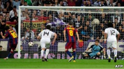 ضربة جزاء تحفظ ماء وجه النادي الملكي امام برشلونة