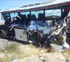 وفاة شرطي واصابة 11 في تدهور حافلة للامن - اسماء