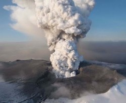سحابة من بركان أريتيريا عبرت الاردن