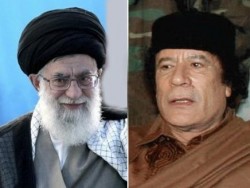 إيران تساعد القذافي بالأسلحة والخبرة لتخفيف الضغط الدولي على سوريا