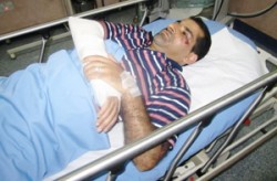 الزميل محاسنة يقاضي مدير الأمن العام والمعتدين عليه في (ساحة النخيل)