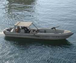 الجيش الاسرئيلي يضبط اسلحة على زورق بالبحر الميت