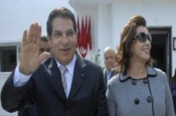 محاولة انتحار فاشلة لزوجة بن علي