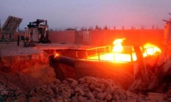 مسلحون مجهولون يهاجمون محطة الغاز التي تزود اسرائيل والاردن بالغاز المصري ,