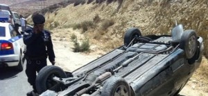 إصابة سيدة وابنها في تدهور هونداي بشارع الأردن