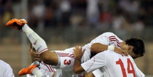 النشامى هزموا اسود الرافدين في تصفيات المونديال