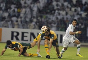 الكنغر الأسترالي يهزم الأخضر السعودي في عقر داره