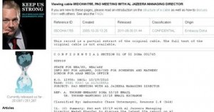 "ويكيليكس" يكشف تعامل مدير شبكة الجزيرة مع الـ"سى آى إيه"