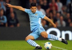 أغويرو يحرز "هات تريك" في مرمى ويغان أثليتيك