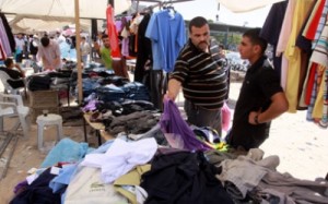 منع صاحب بسطة من حرق نفسه وسط المفرق