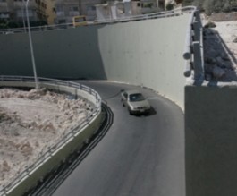 افتتاح نفق المشاة في شارع الاستقلال