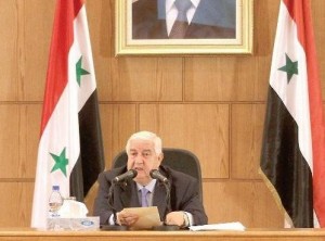 المعلم يهدد الدول التي تعترف بمجلس المعارضة السوري