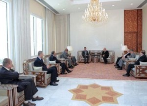 الأسد بحث مع وفد أردني ’حقيقة ما يجري في سوريا’