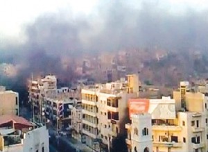 اشتباكات عنيفة بين الجيش السوري ومنشقين في حمص