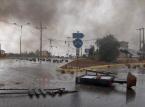 الرمثا تغلي وسط غياب امني و 15 حالة اختناق والحرائق في كل مكان .. شاهد الصور