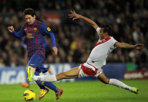 برشلونة يهزم رايو فاليكانو برباعية نظيفة