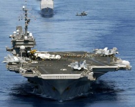 إيران تحذر حاملة الطائرات الأميركية من العودة للخليج