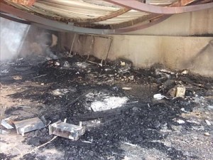 جرش: حرق أثاث "العمل الاردني" بقصد السرقة