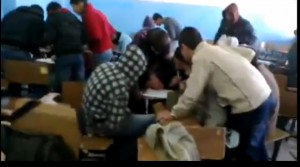 حالات غش  وفوضى في امتحانات  الثانوية العامة ..!!