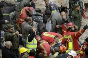 أردنيان من بين قتلى انهيار مبنى شرقي بيروت