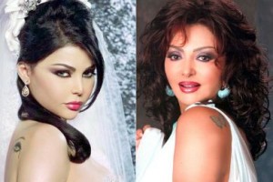 بالصور.. نبيلة عبيد تقلد وشم هيفاء.. وليلى غفران ترسم امرأة عارية