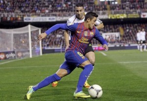 برشلونة يتعادل مع فالنسيا في المستايا