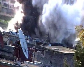 حمص تحت نيران القصف المستمر لليوم العشرين