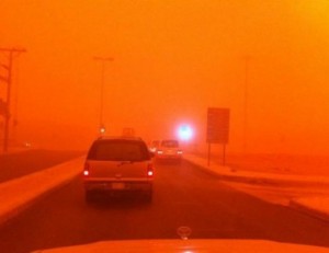 تحويل السير على طريق العقبة - وادي عربة للصحراوي