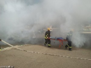 إصابة 5 سيدات و4 أطفال إثر حريق بقسم التوليد في مستشفى خاص باربد