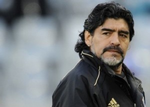 مارادونا لا يشاهد مباريات الارجنتين !