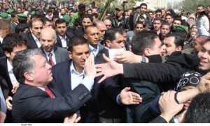 شاهدوا صور وفيديو زيارة الملك لجامعة اليرموك