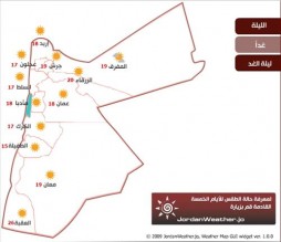 الطقس: أجواء ربيعية لطيفة نهاراً وباردة ليلاً