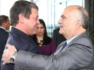 سر زيارة جلالة الملك لمنزل سمو الامير الحسن