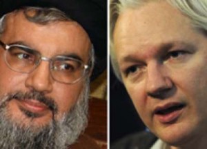 مؤسس موقع ويكيليكس يجري مقابلة مع نصرالله لحساب تلفزيون روسي