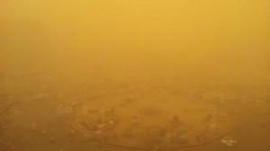 عاصفة من الغبار تغطي سماء المملكة وتحذيرات لمرضى الجهاز التنفسي