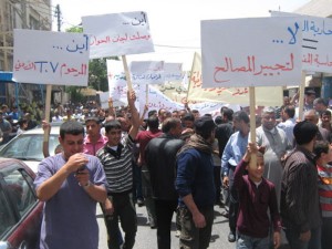 وسط البلد : وقفة احتجاجيا أمام الحسيني للتذكير بهبة نيسان.