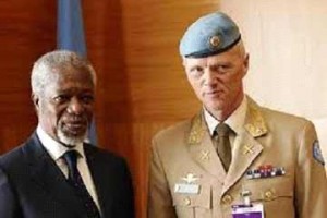 رئيس بعثة المراقبين الدوليين يصل دمشق