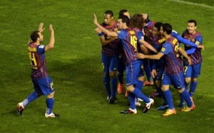 برشلونة‬‏ يسحق رايو فاليكانو في الدوري الإسباني بسباعية نظيفة