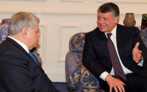 الملك استقبل الخصاونة واعضاء حكومته