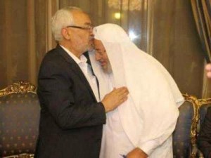 دعوى قضائية ضد القرضاوي خلال زيارته تونس