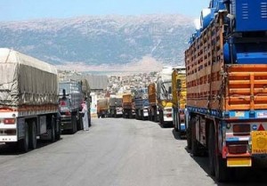 إصابتان في مشاجرة خلال اعتصام لسائقي شاحنات بالرصيفة