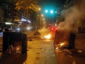 اشتباكات عنيفة في بيروت